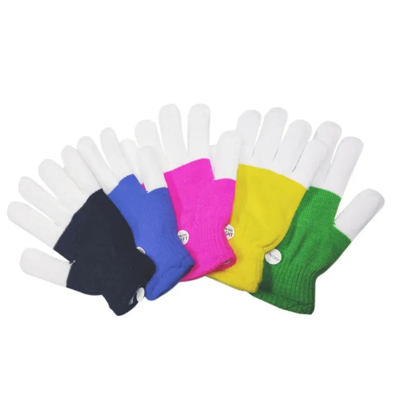 Fun LED Halloween Gloves for Kids