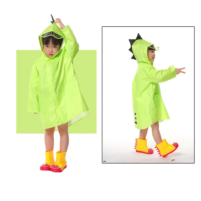 Dinosaur Raincoat for Kids