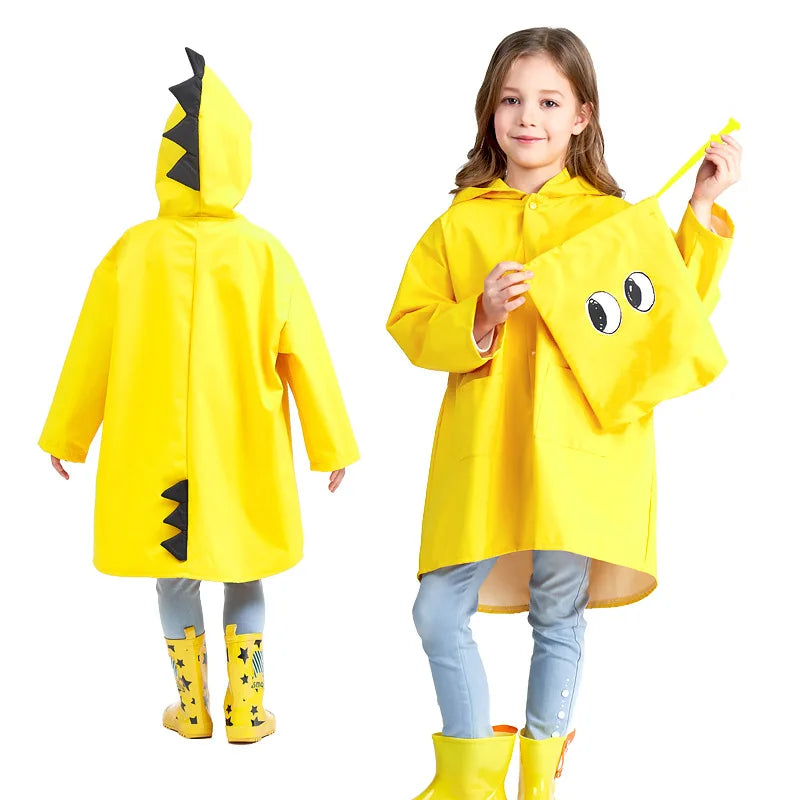 Dinosaur Raincoat for Kids