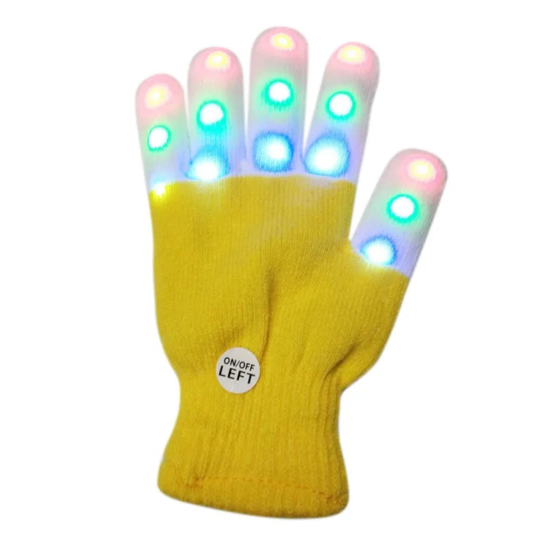 Fun LED Halloween Gloves for Kids