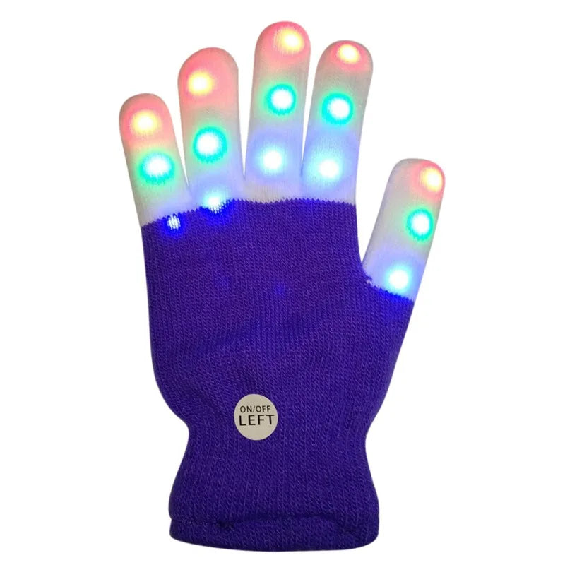 Fun LED Halloween Gloves for Kids