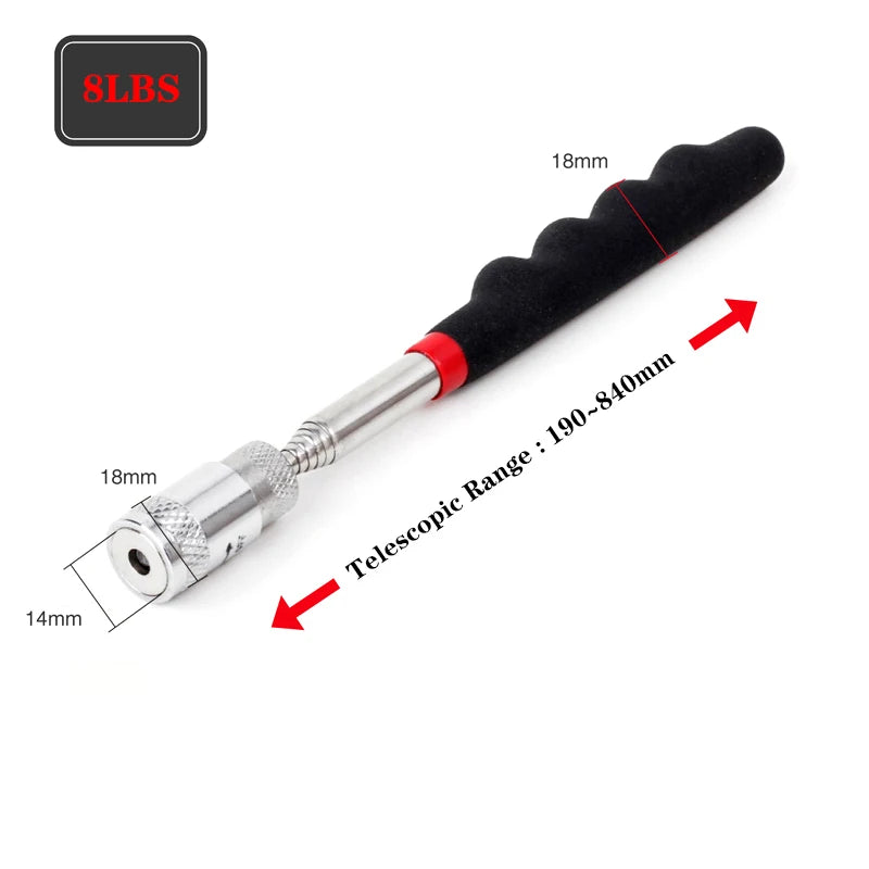 Magnetic Grabber Tool with LED for Easy Retrieval