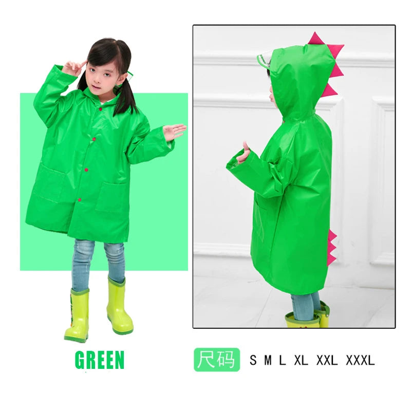 Dinosaur Raincoat for Kids