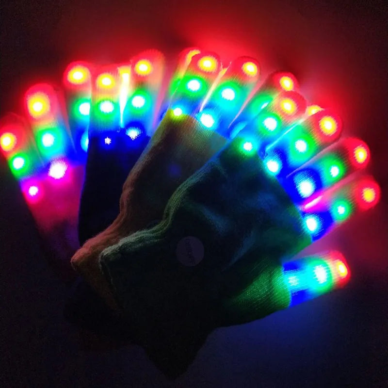 Fun LED Halloween Gloves for Kids