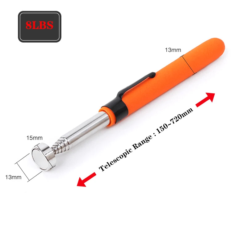 Magnetic Grabber Tool with LED for Easy Retrieval