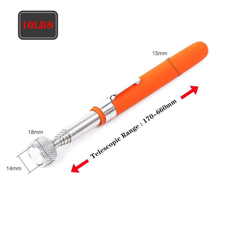 Magnetic Grabber Tool with LED for Easy Retrieval