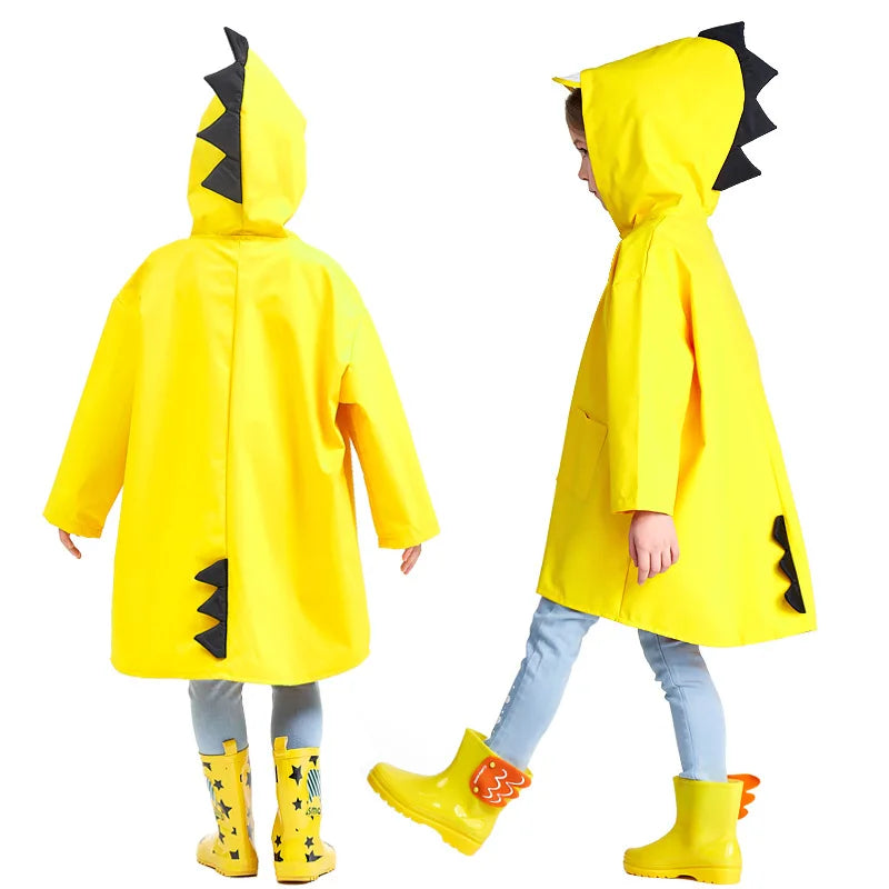 Dinosaur Raincoat for Kids