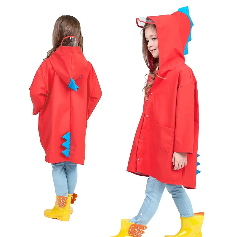 Dinosaur Raincoat for Kids