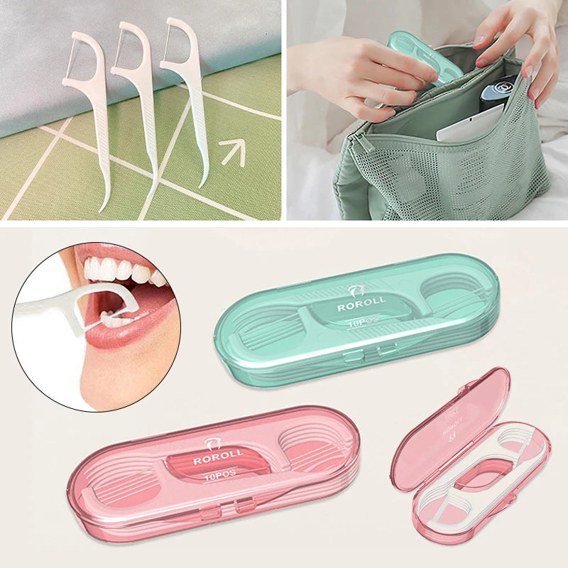 Dental Floss Set with Compact Storage Box