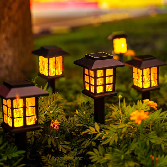 Flickering Flame Solar Lights - 16-Pack