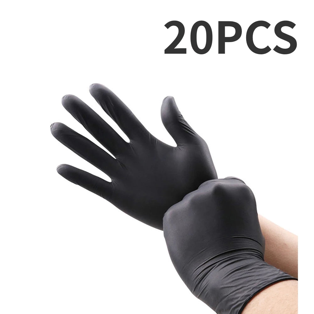 Black Nitrile Gloves