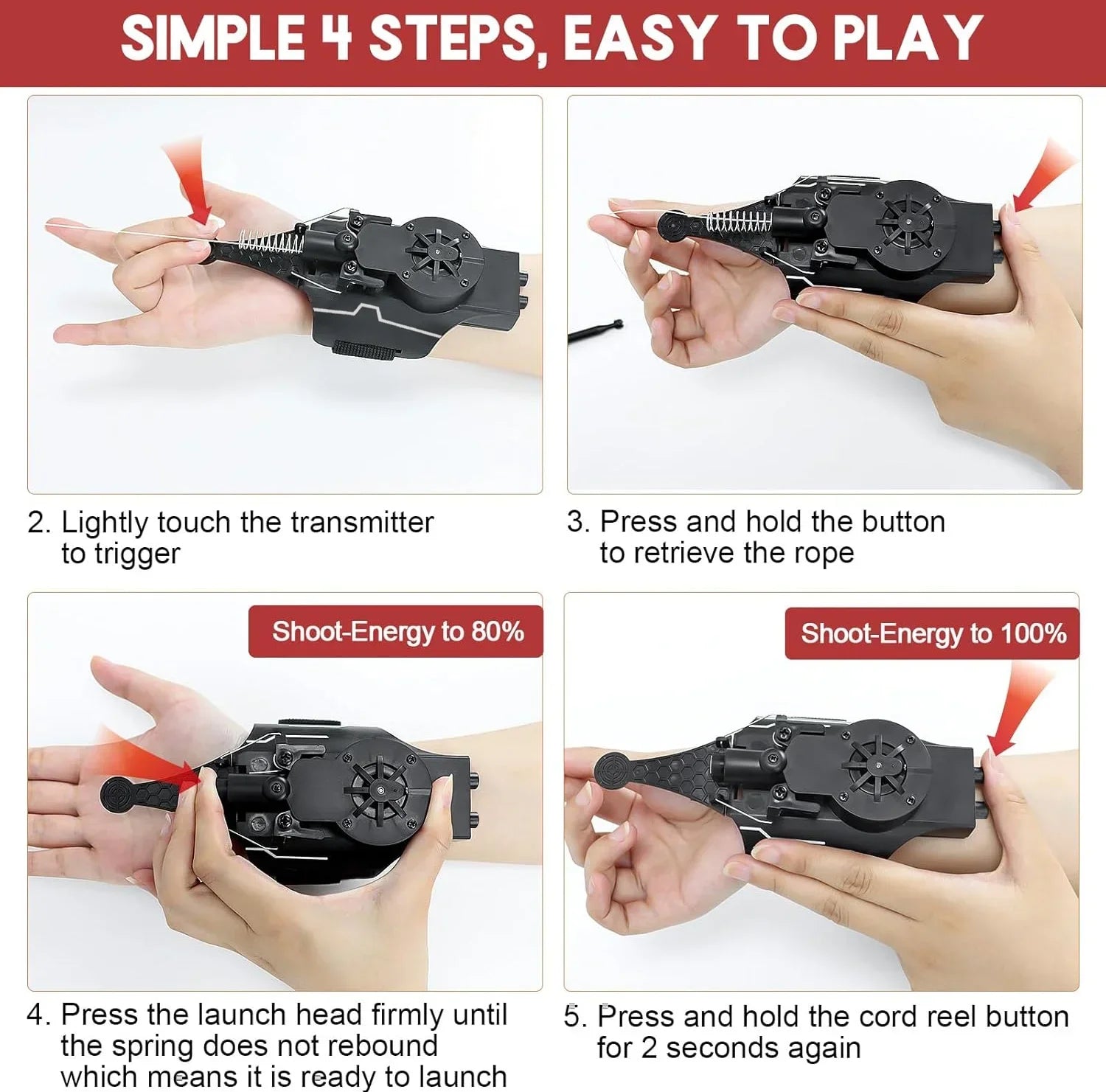 Spiderman Spinneret Launcher Toy