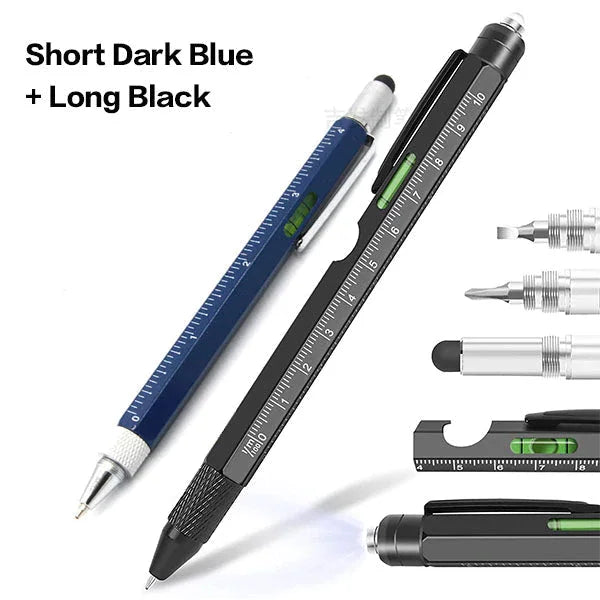 Multifunction Ballpoint Pen - 9 Tools in 1