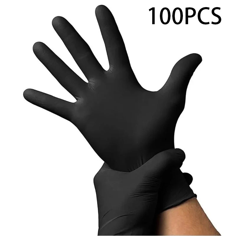 Black Nitrile Gloves