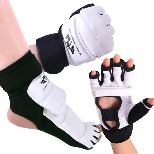 PU Leather Half-Finger Boxing Gloves for Training