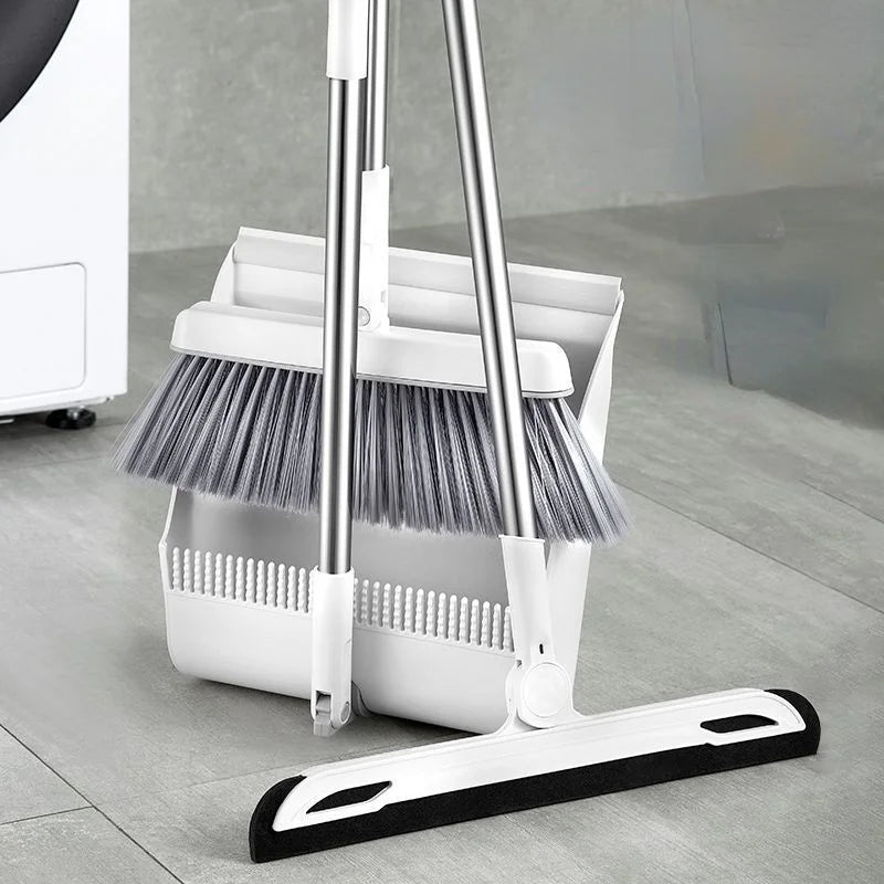 Folding Dustpan and Magic Brush Set for Cleaning