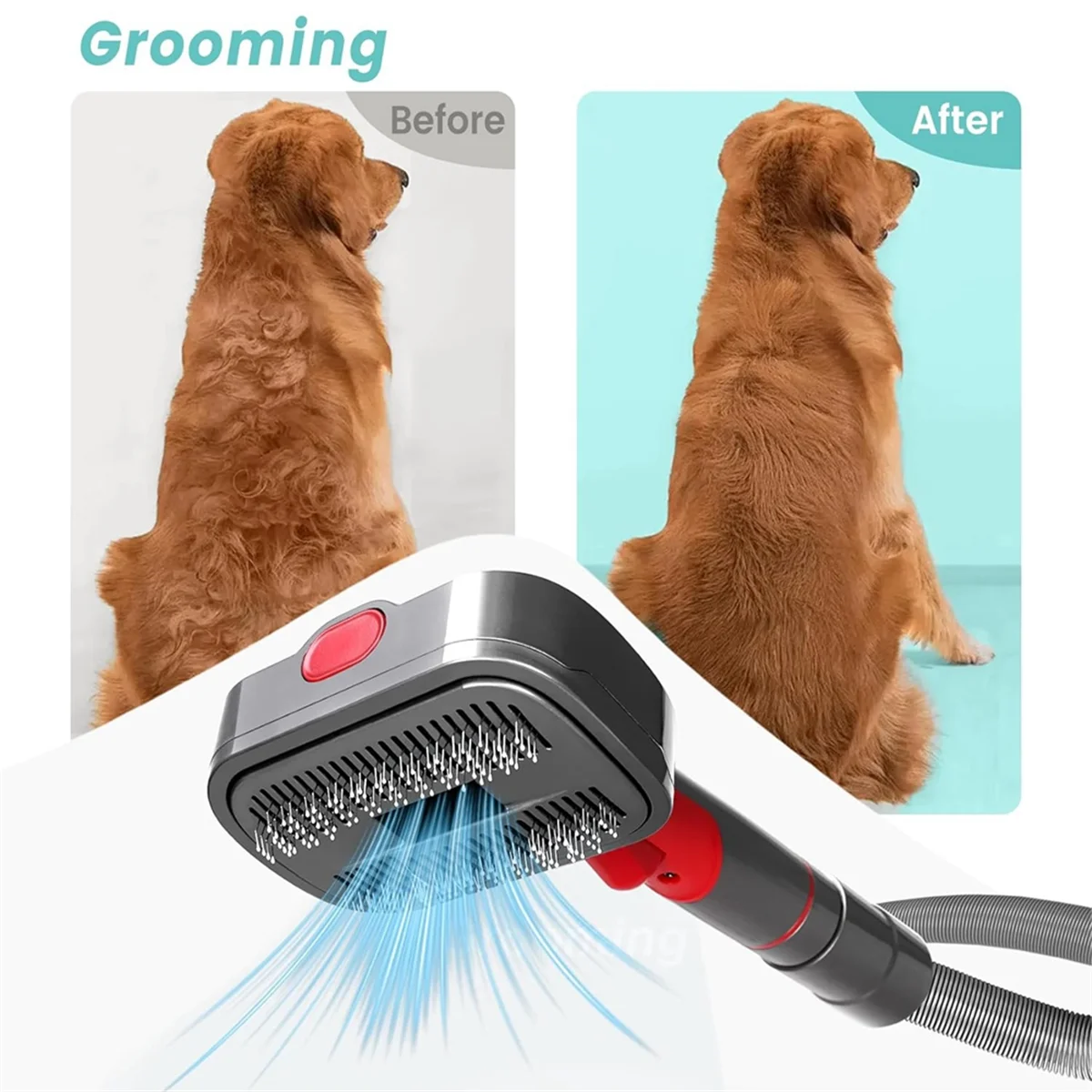 Dyson-Compatible Dog Grooming Kit