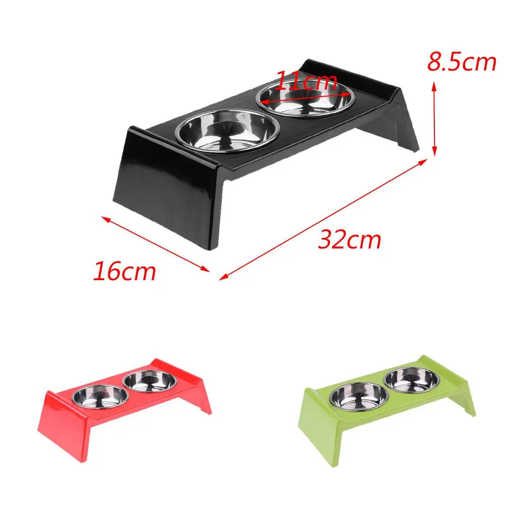 Elevated Stainless Steel Pet Bowl