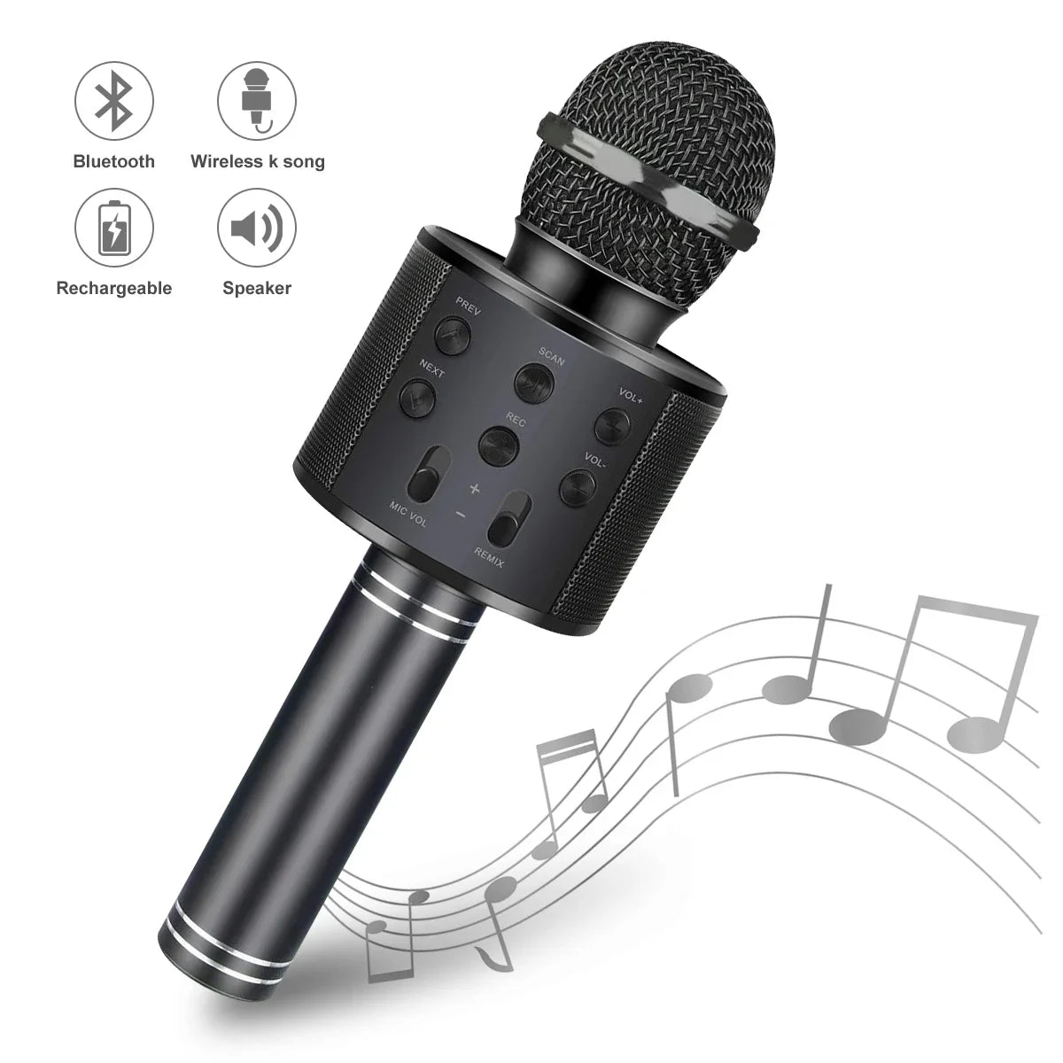 Wireless Bluetooth Karaoke Microphone