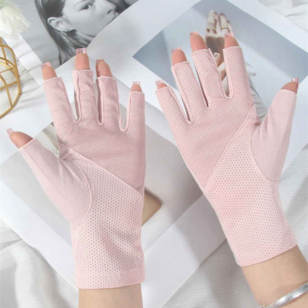 Professional Anti-UV Gloves for Nail Care