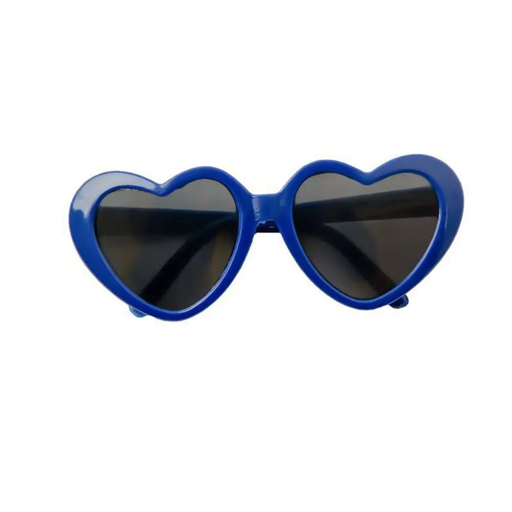 Stylish Heart Pet Glasses for Cats