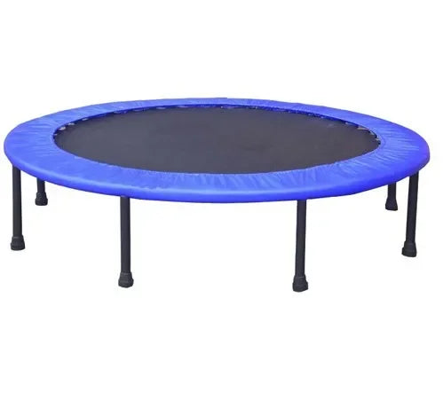 Adjustable Fitness Trampoline with Handrail