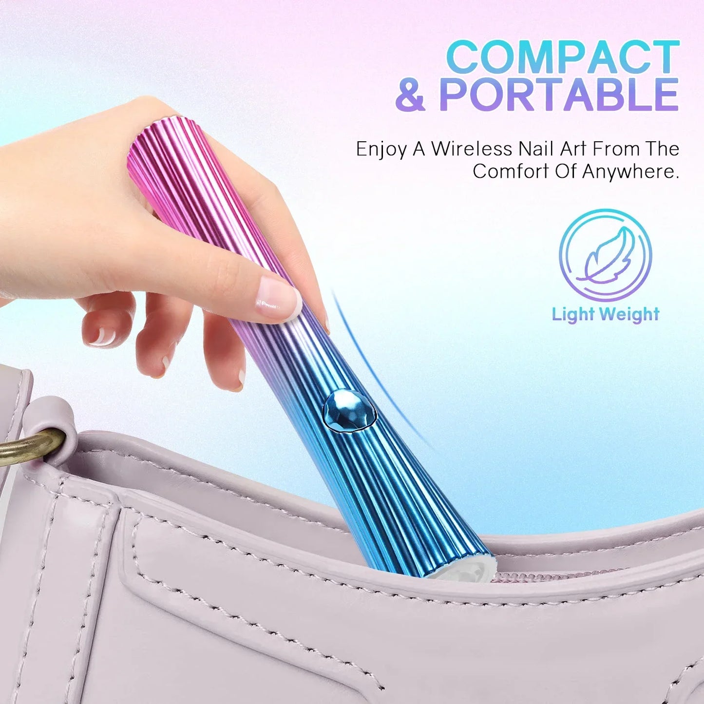 Mini Portable UV Nail Lamp