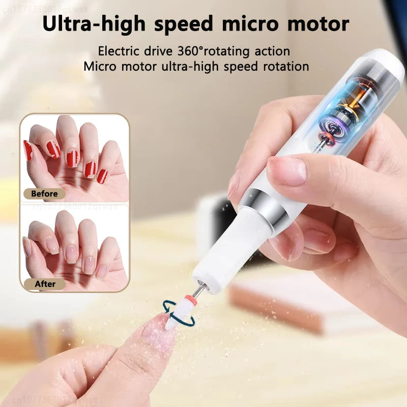 Mini Cordless Electric Nail Drill