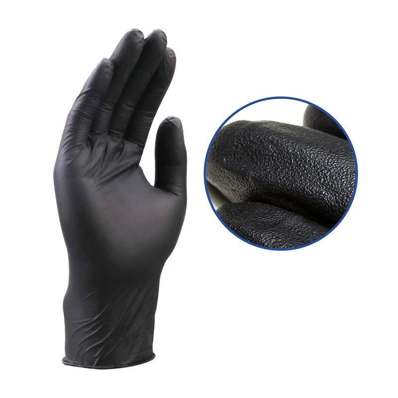 Black Nitrile Gloves