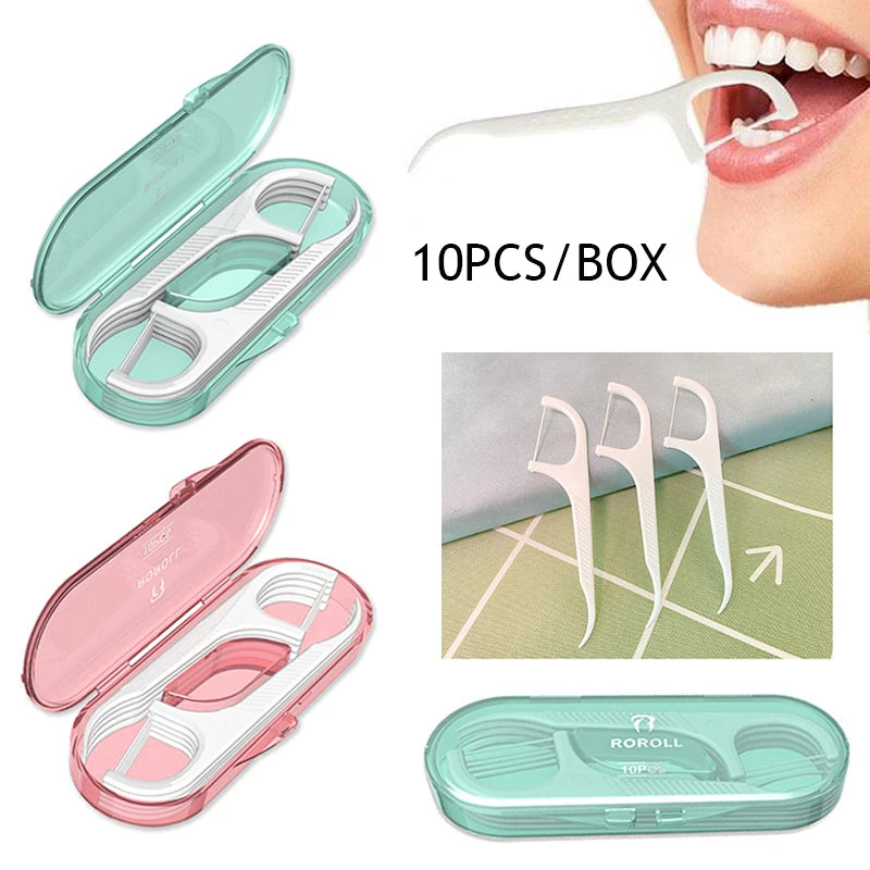 Dental Floss Set with Compact Storage Box