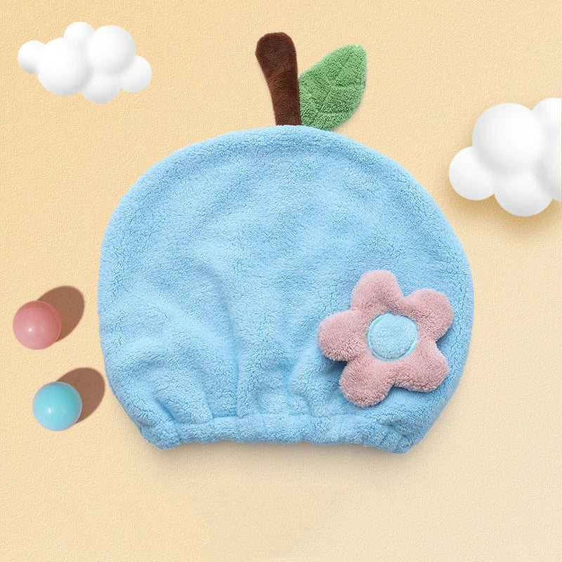 Kids' Cartoon Hair Towel Cap