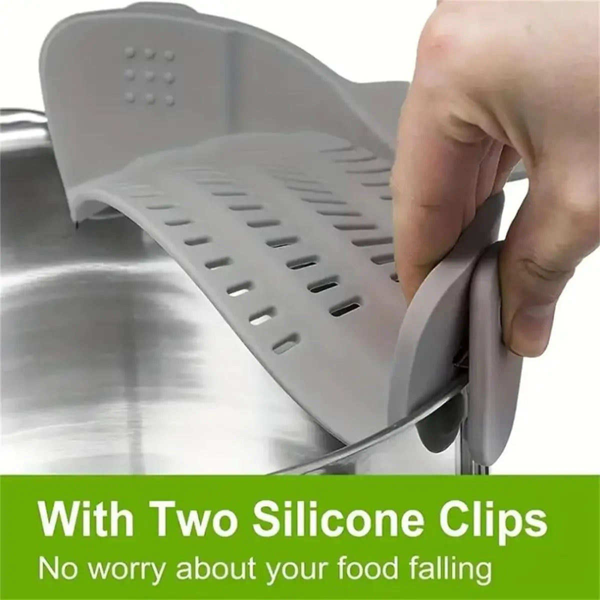 Adjustable Silicone Pasta Strainer