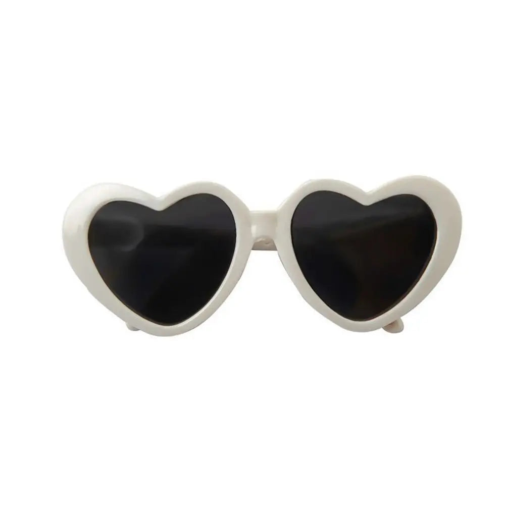 Stylish Heart Pet Glasses for Cats