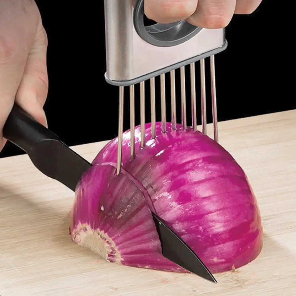 Onion Slicer Holder - Safe & Efficient