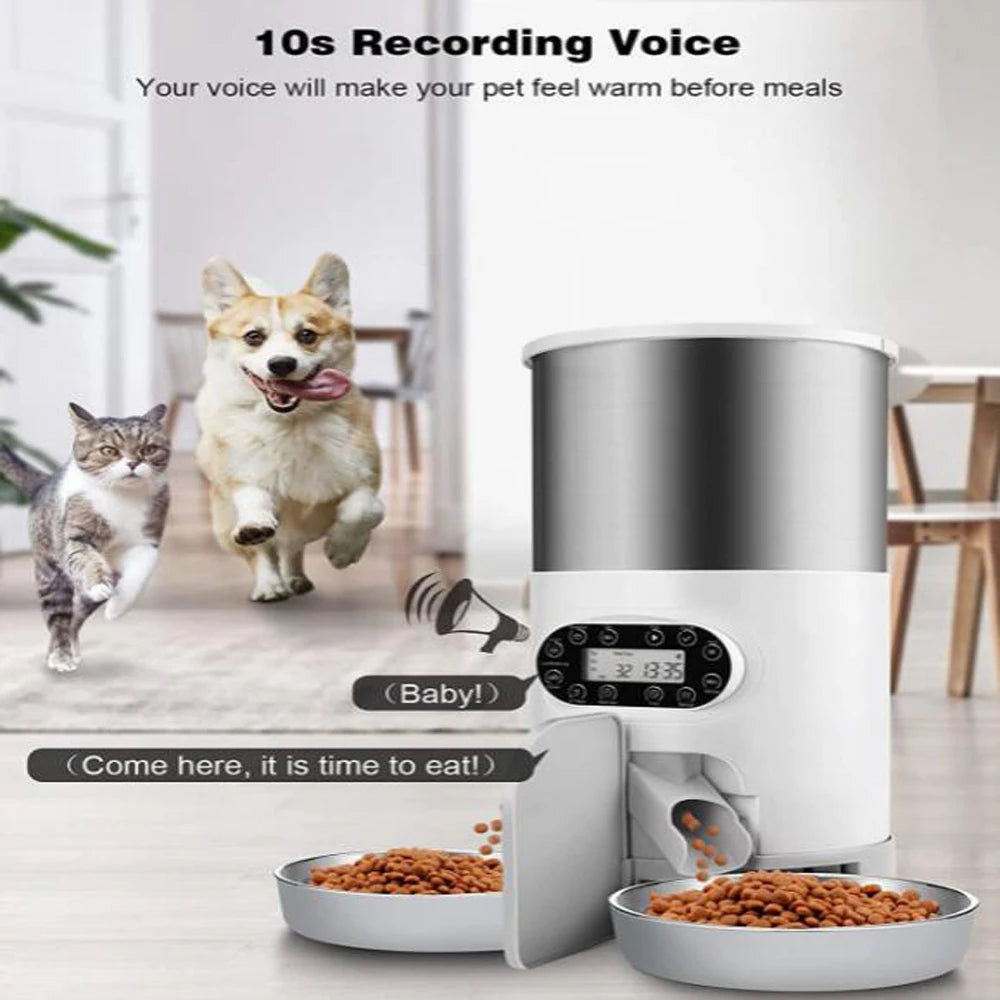 Stainless Steel Automatic Pet Feeder