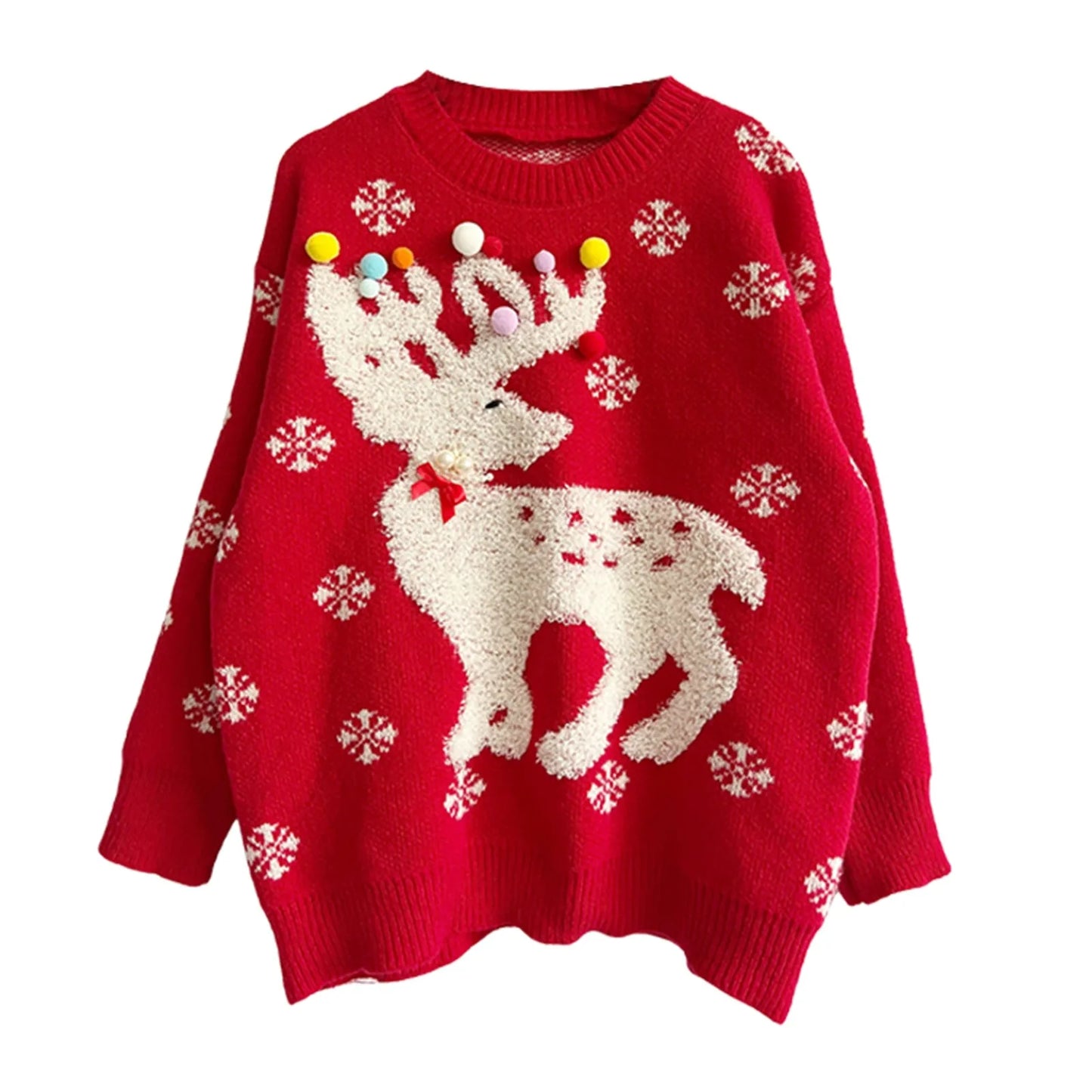 Women's Jacquard Christmas Sweater