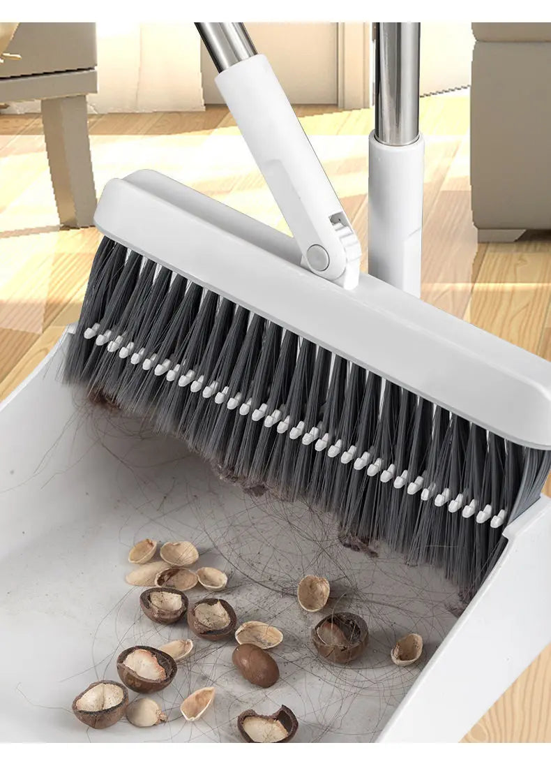 Folding Dustpan and Magic Brush Set for Cleaning