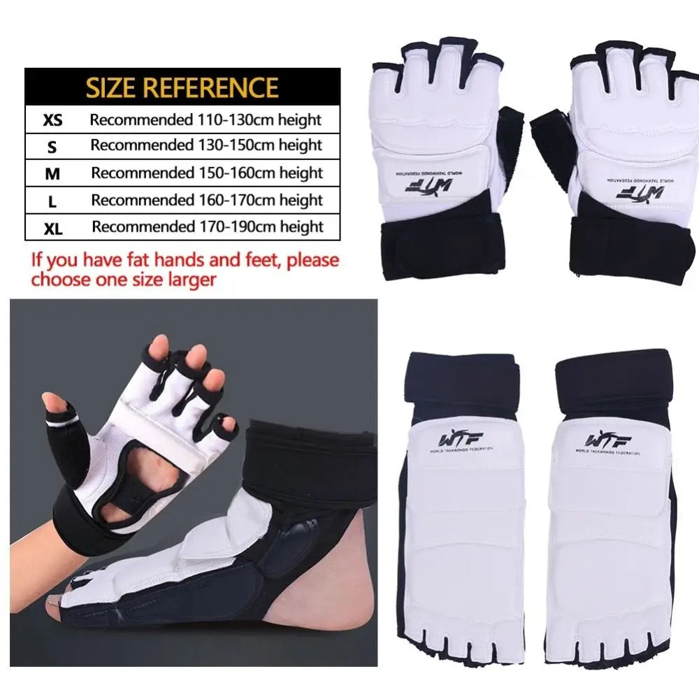 PU Leather Half-Finger Boxing Gloves for Training