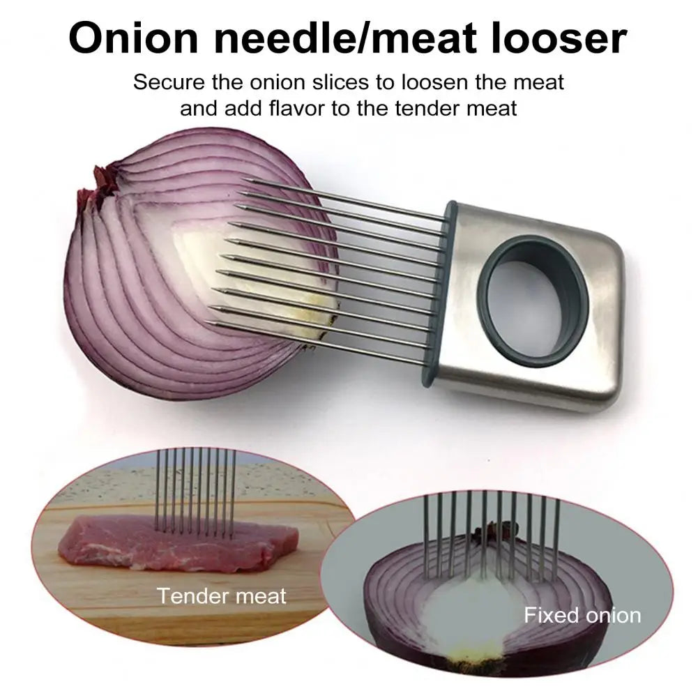 Onion Slicer Holder - Safe & Efficient