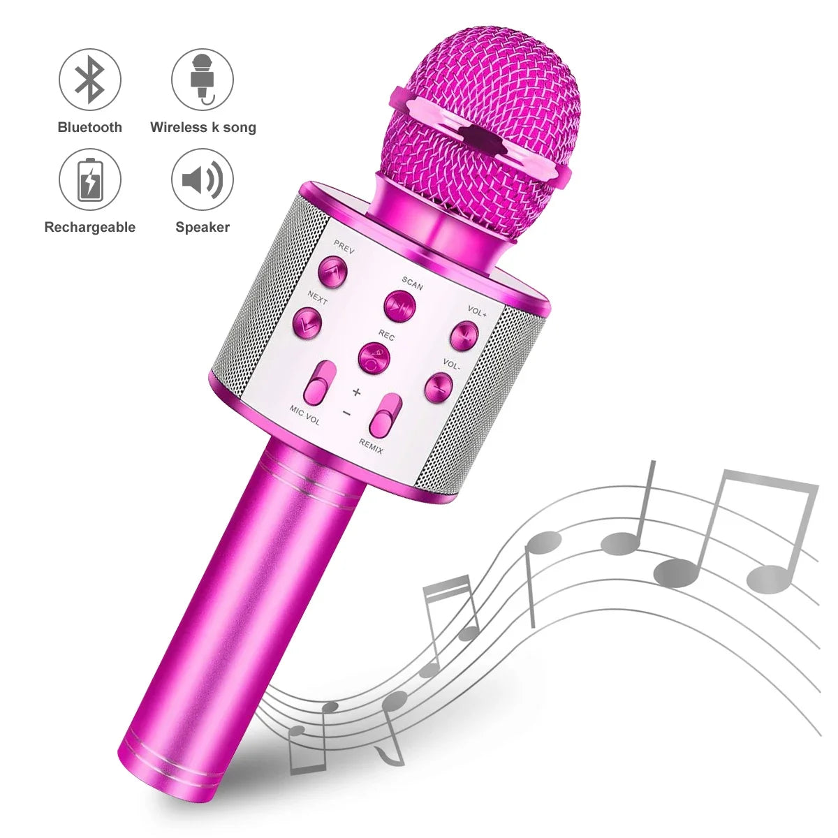 Wireless Bluetooth Karaoke Microphone