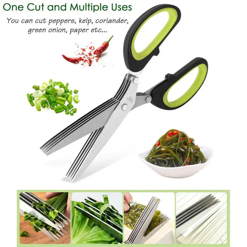 Multi-Layer Kitchen Scissors - Versatile Cutter