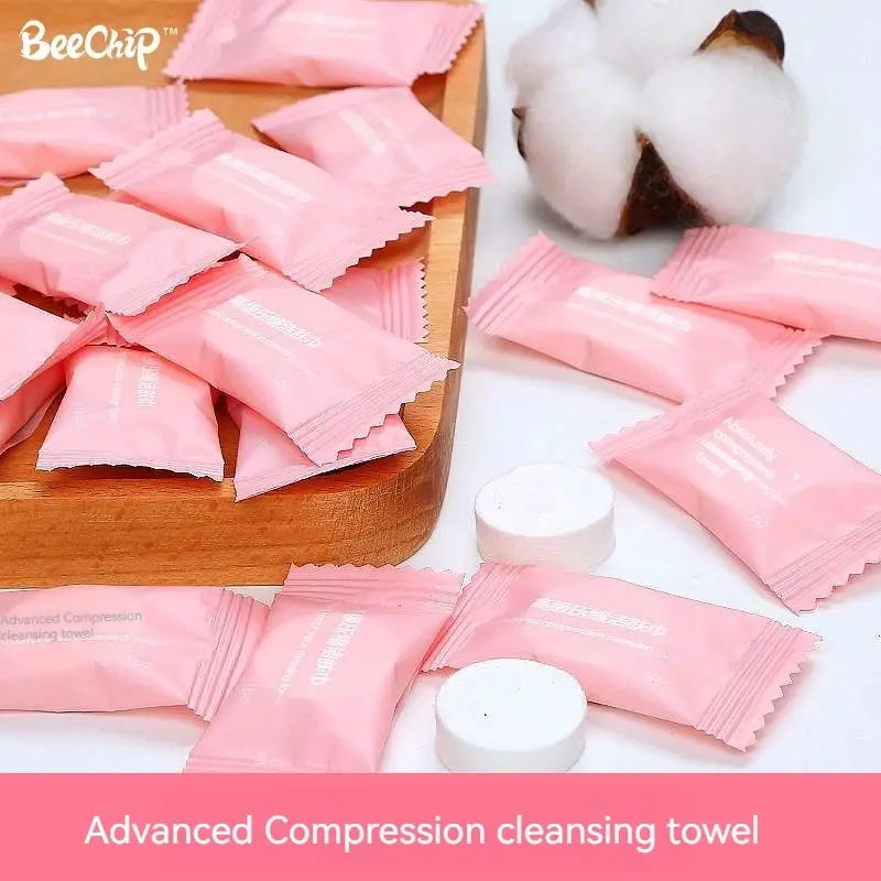 50pcs Compressed Towels - Travel Essentials