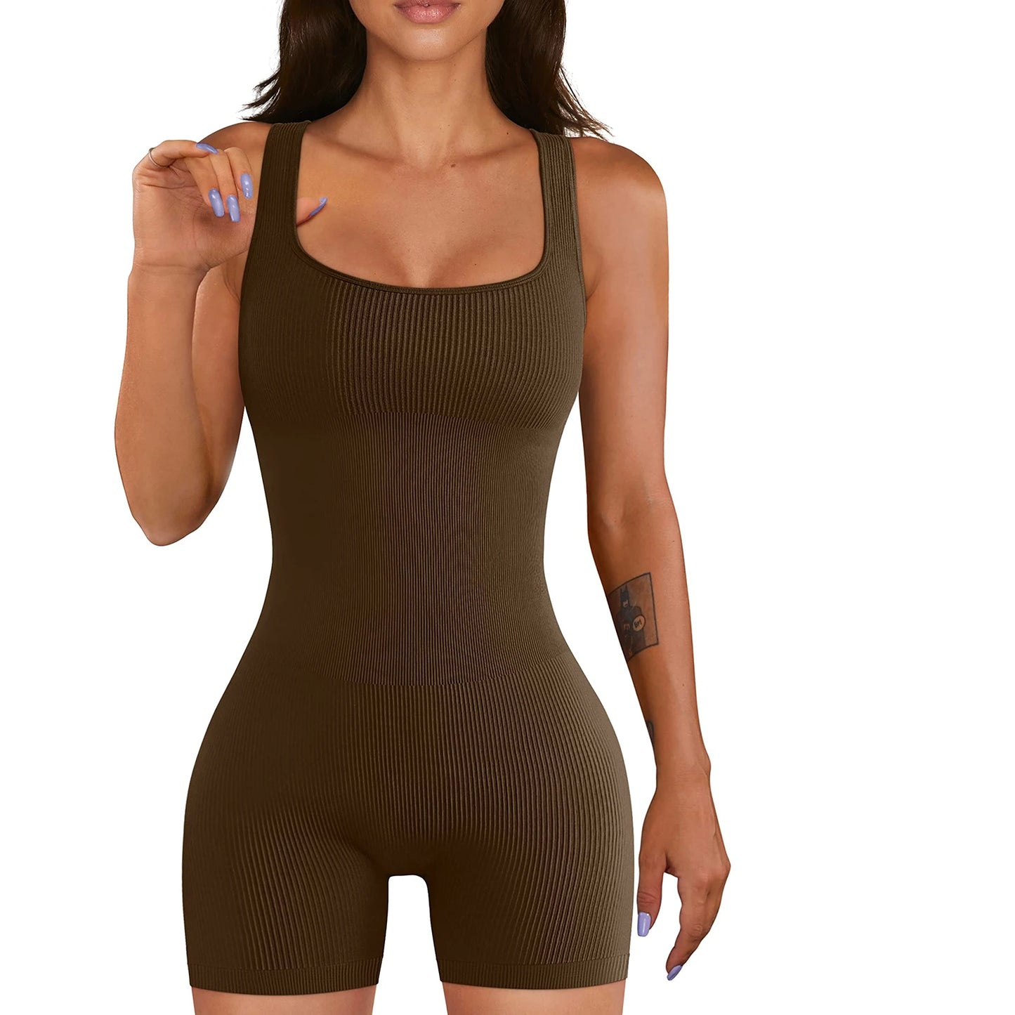 Women’s Seamless Yoga Romper - Stylish & Comfortable