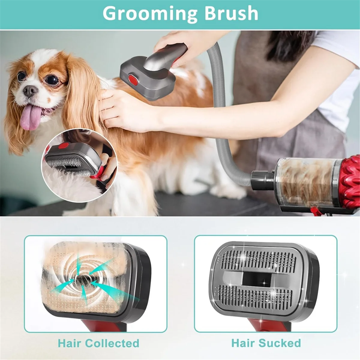 Dyson-Compatible Dog Grooming Kit