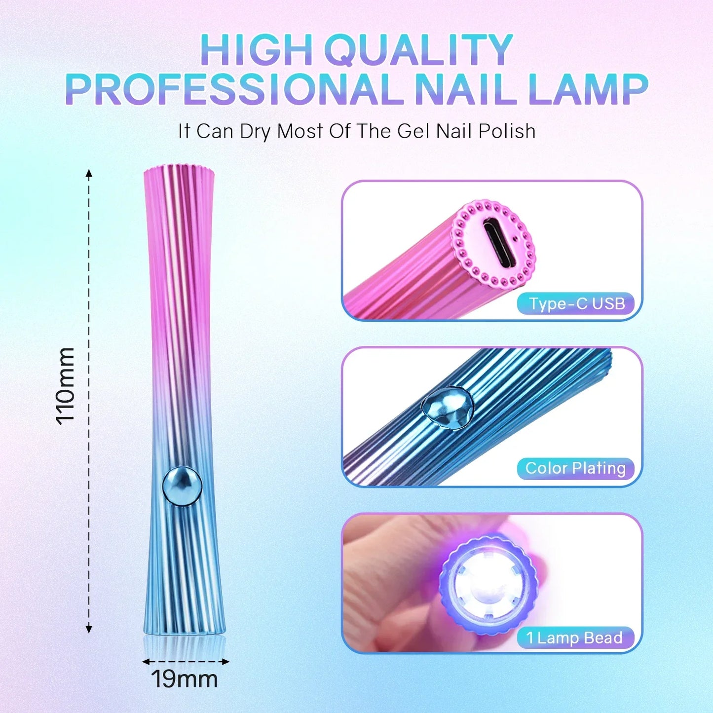 Mini Portable UV Nail Lamp