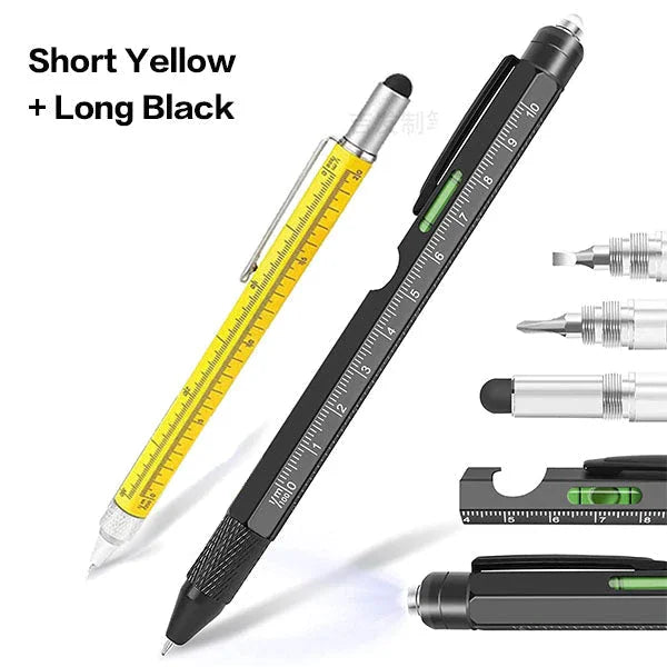 Multifunction Ballpoint Pen - 9 Tools in 1