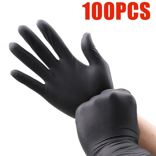 Black Nitrile Gloves