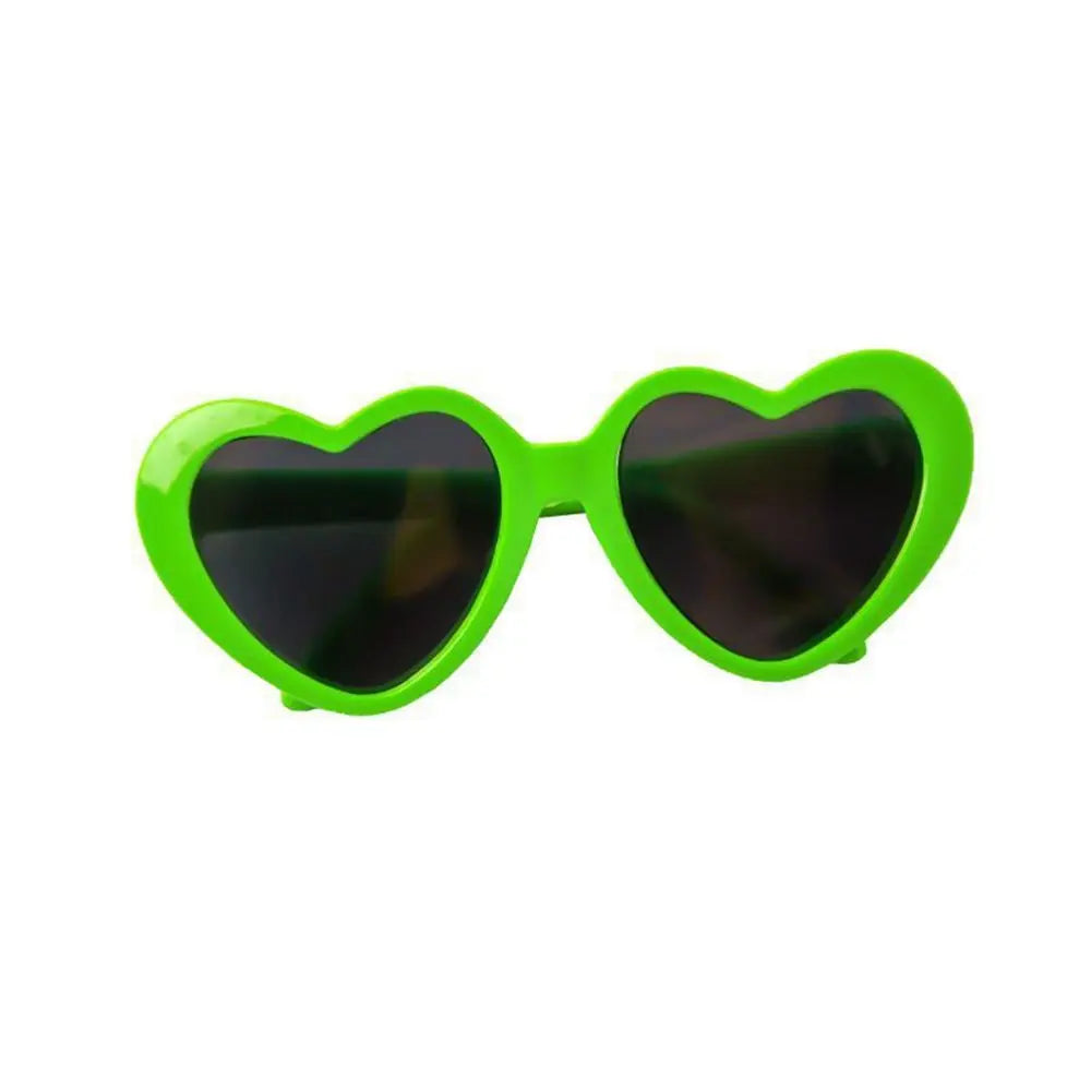 Stylish Heart Pet Glasses for Cats