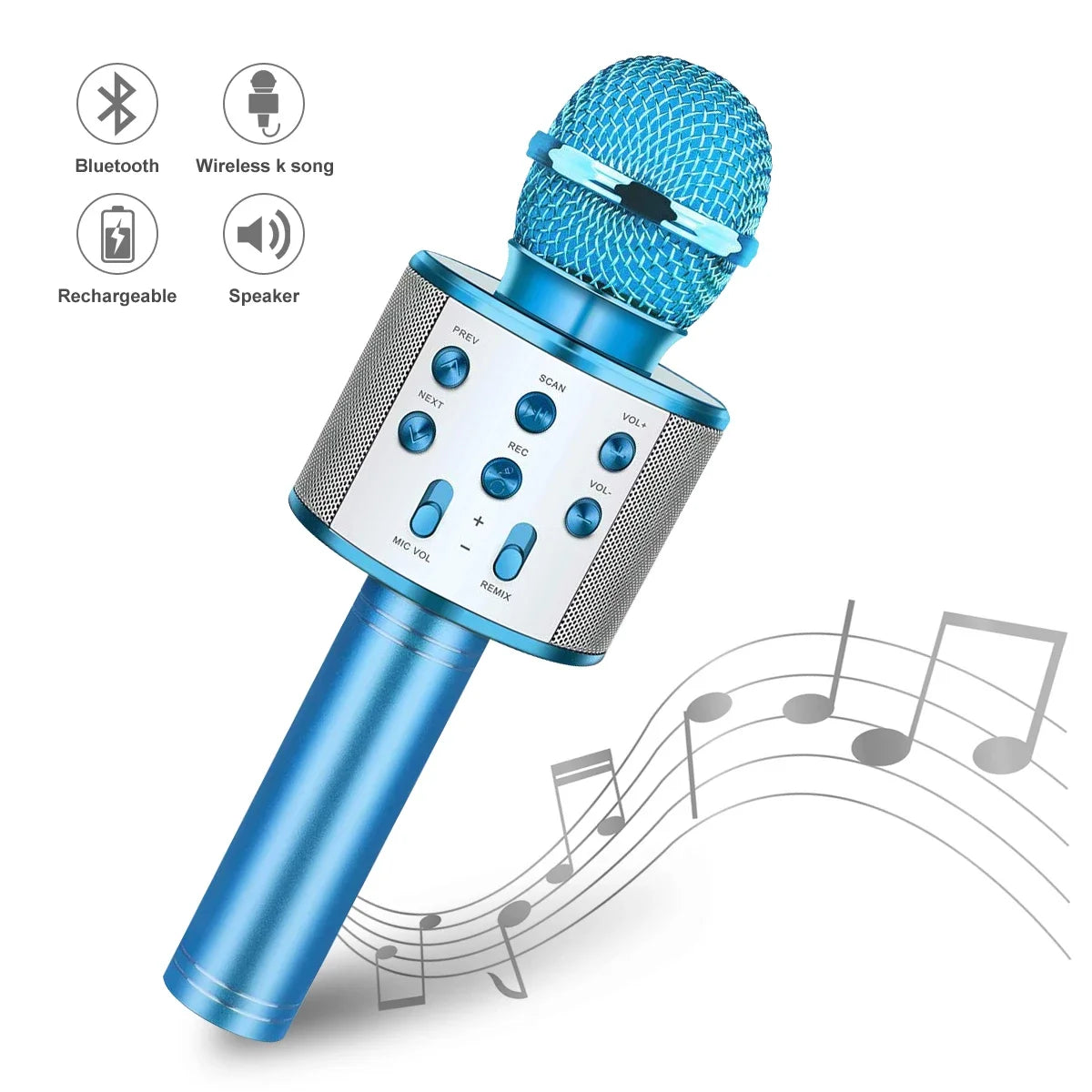 Wireless Bluetooth Karaoke Microphone