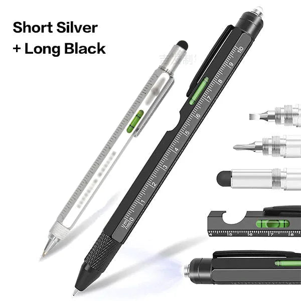 Multifunction Ballpoint Pen - 9 Tools in 1